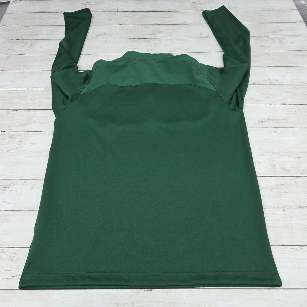 Nike Golf Tour Performance Quarter Zip Pullover Men Large Green 639883-341